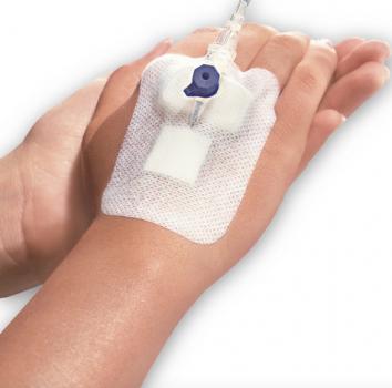 Preview: Kanülenfixierpflaster Cosmopor i. v., 8x6 cm, 50 St.